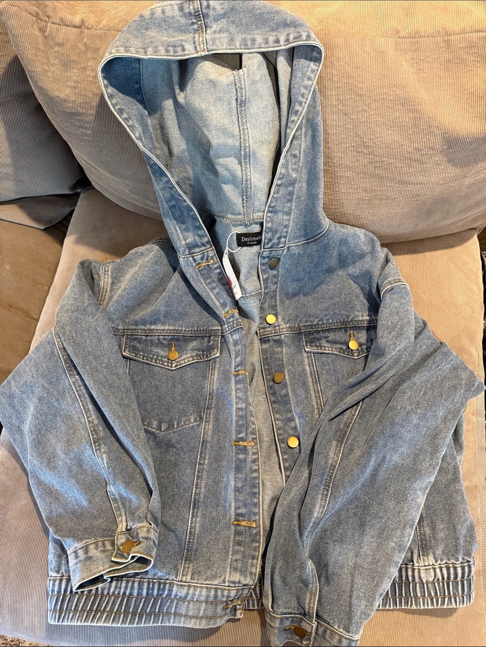 Denim Hooded Jacket